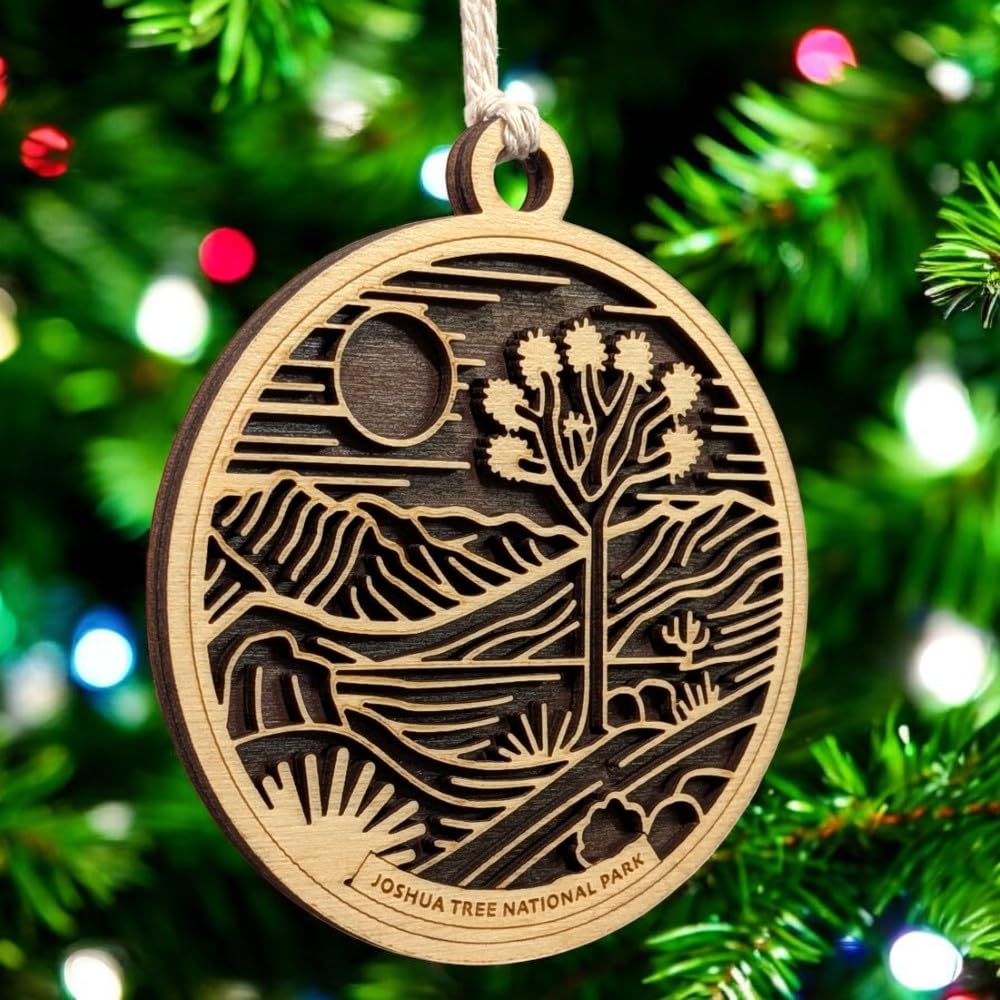 Joshua Tree National Park 3.5" Wooden Ornament