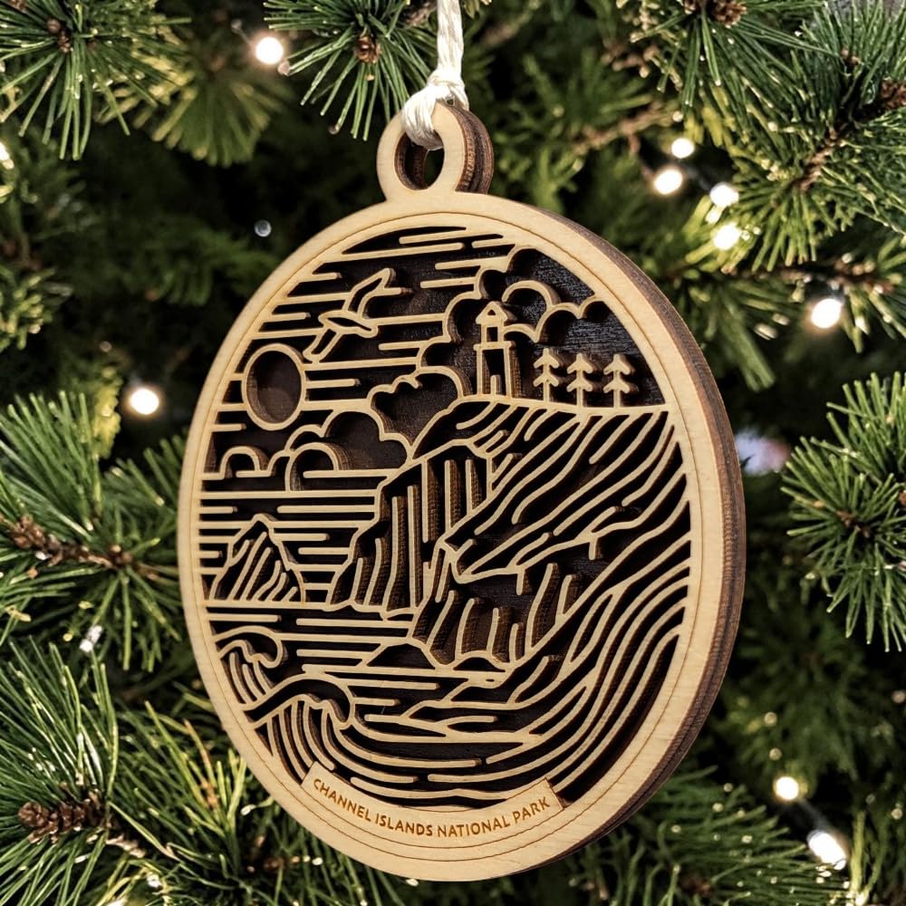 Channel Islands National Park 3.5" Wooden Ornament