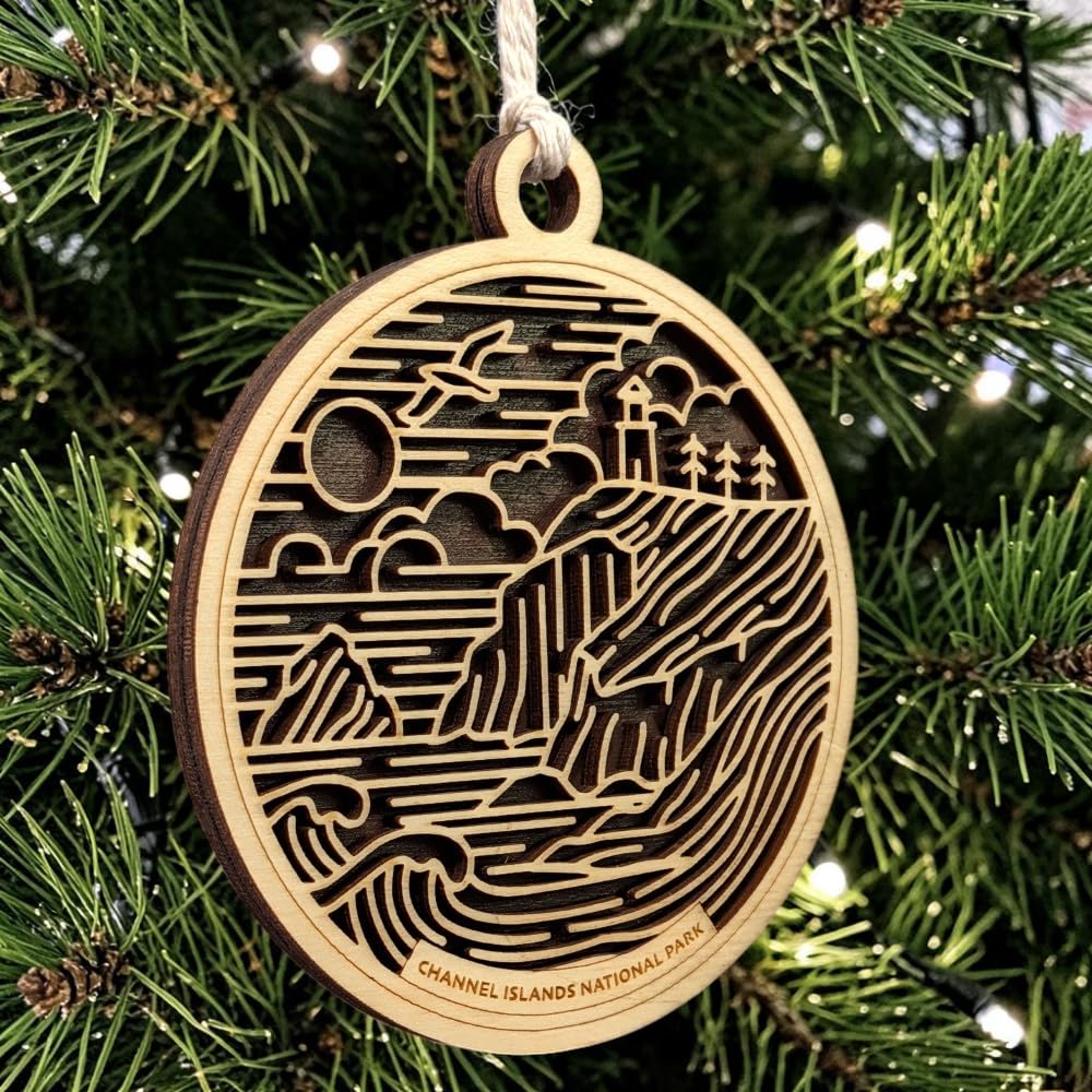 Channel Islands National Park 3.5" Wooden Ornament