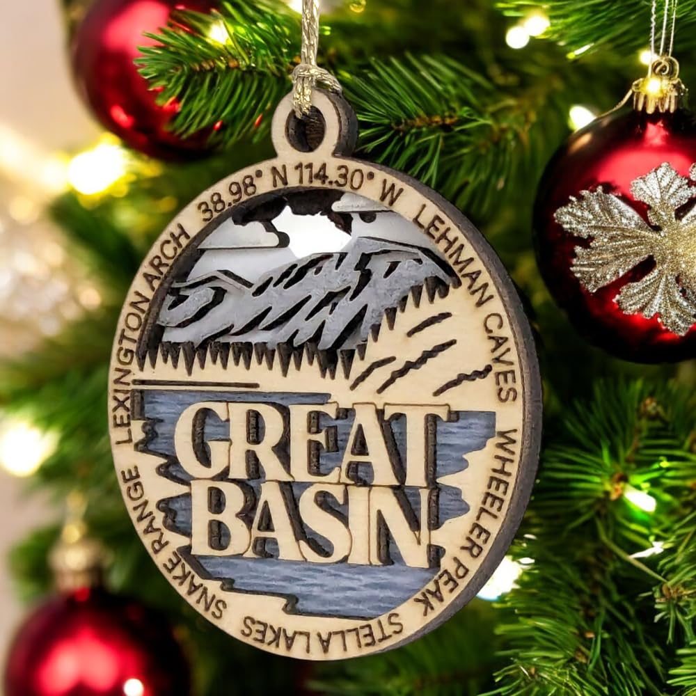 3" Great Basin National Park Ornament / Car Charm - USA Made