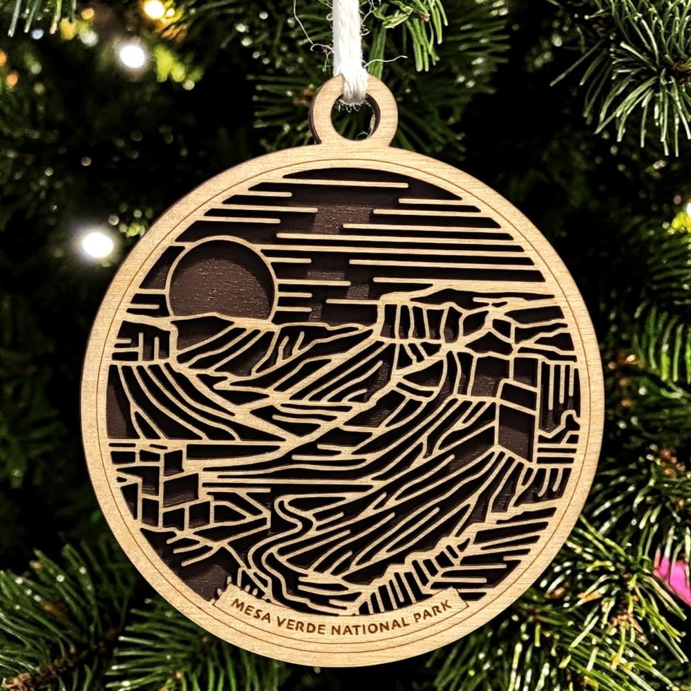 Mesa Verde National Park 3.5" Wooden Ornament