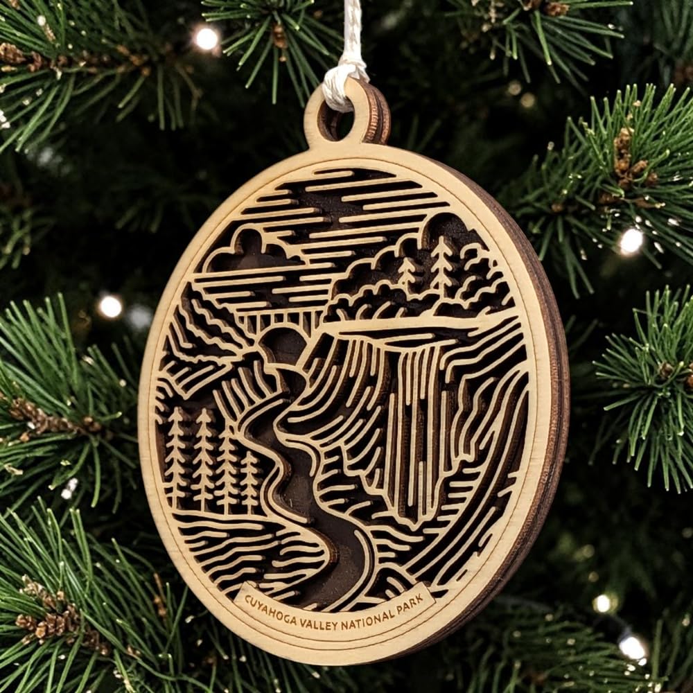 Cuyahoga Valley National Park 3.5" Wooden Ornament