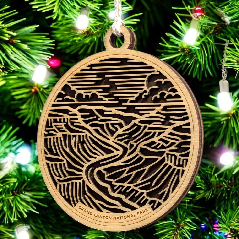 Grand Canyon National Park 3.5" Wooden Ornament