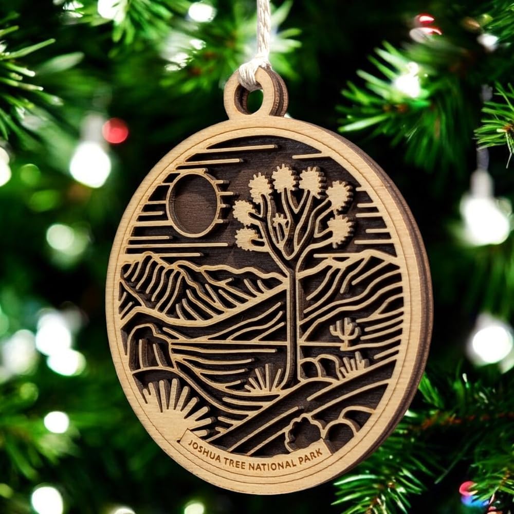 Joshua Tree National Park 3.5" Wooden Ornament