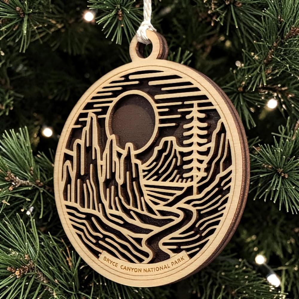 Bryce Canyon National Park 3.5" Wooden Ornament
