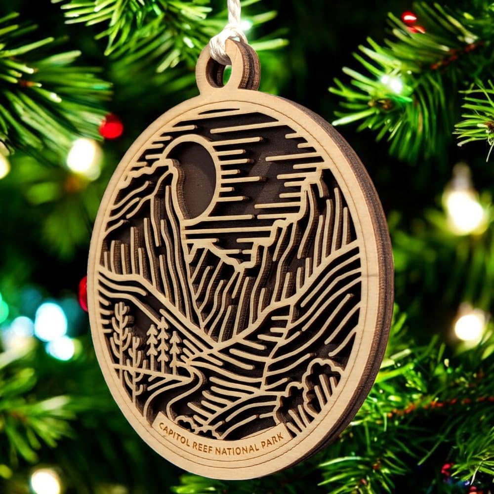 Capitol Reef National Park 3.5" Wooden Ornament