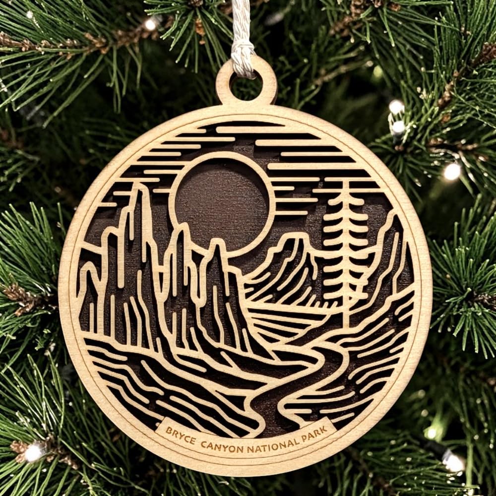 Bryce Canyon National Park 3.5" Wooden Ornament