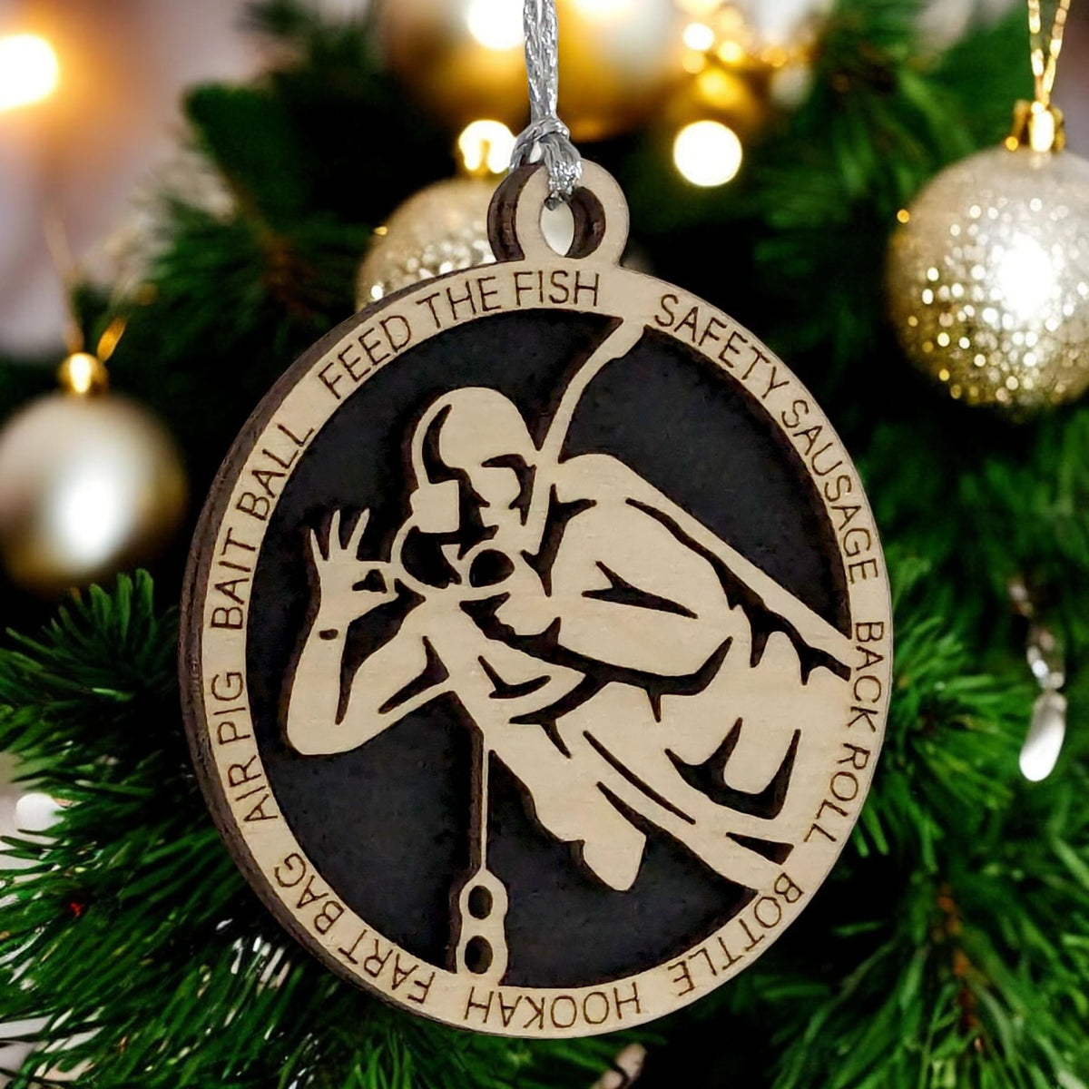 3" Scuba Diver Slang Christmas Ornament