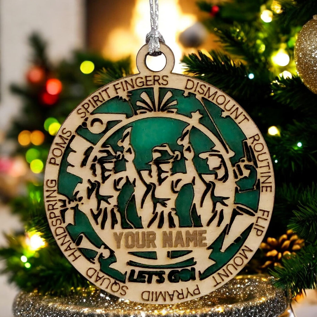 Custom 3" Drill Team Icons Ornament