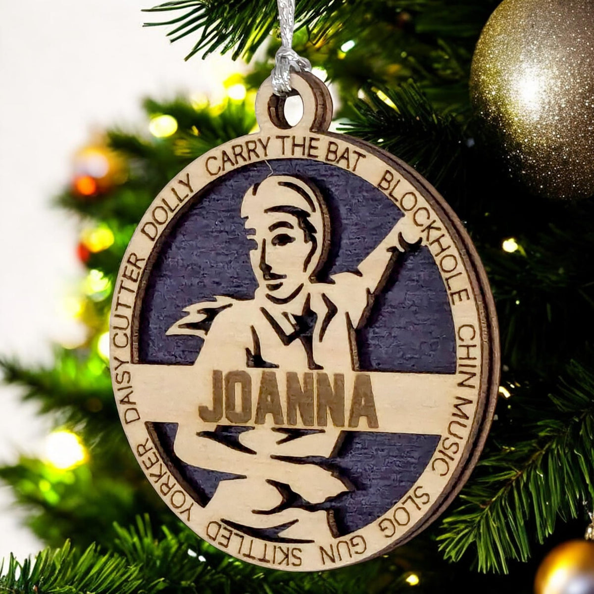 3" Personalized Cricket Bowler Ornament