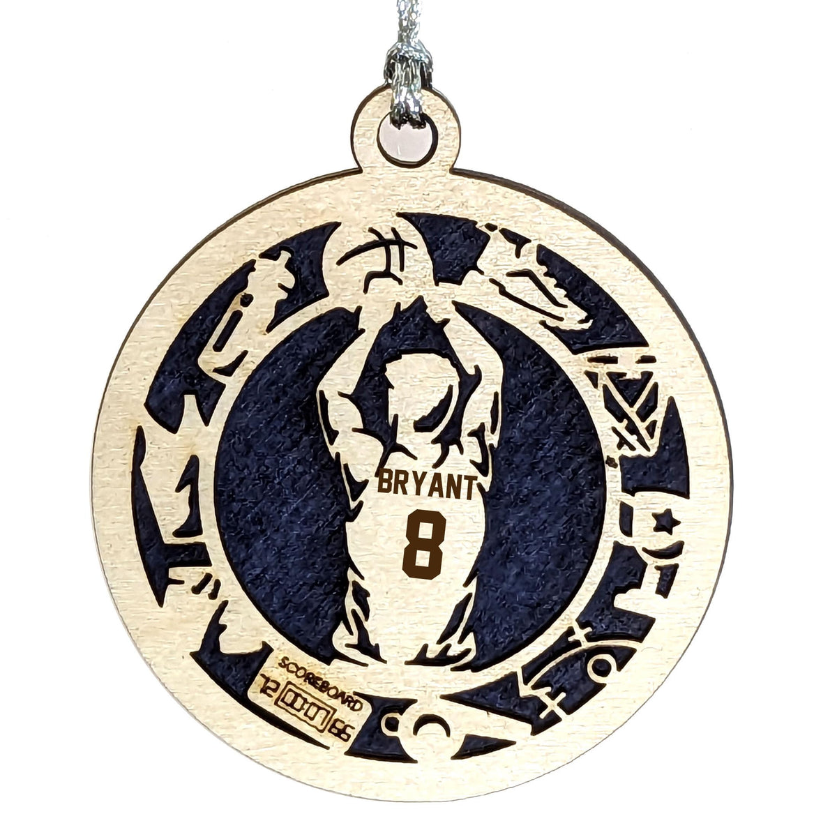 Personalized 3" Male Basketball Icon Ornament