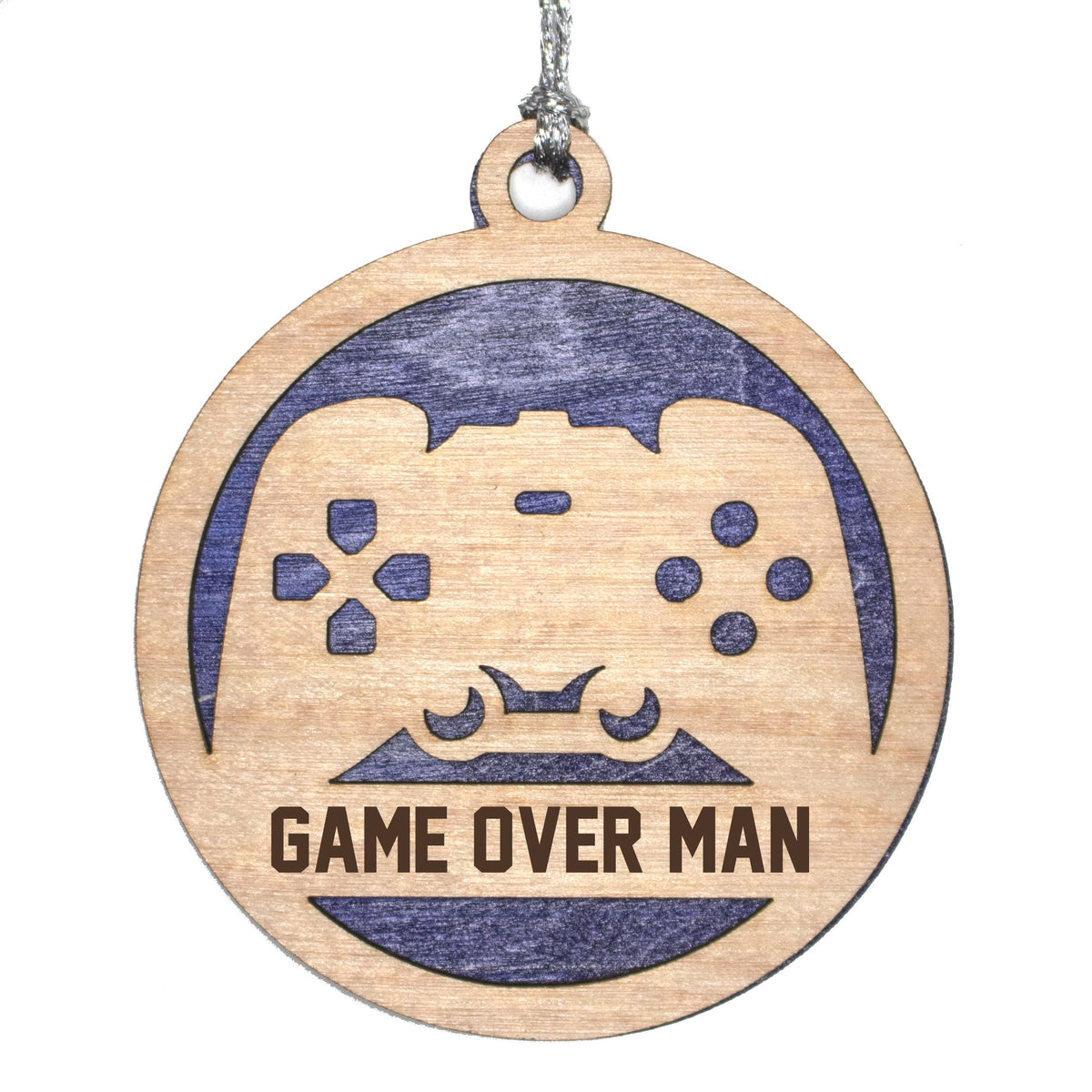 Handmade 3" Custom Name Gamer Ornament
