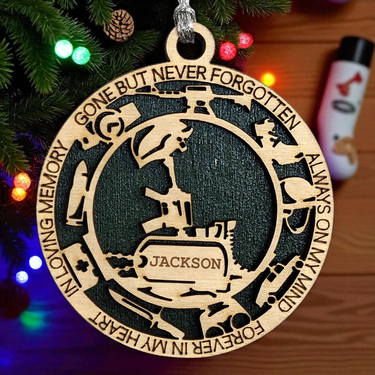 3" Army Battlefield Cross Ornament, Icons, Tag