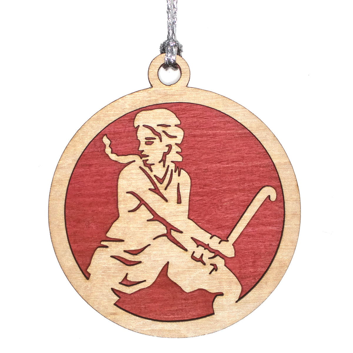 3" Female Field Hockey Ornament