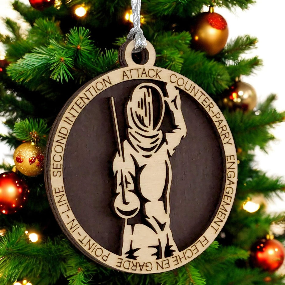 3" Male Fencing Ornament