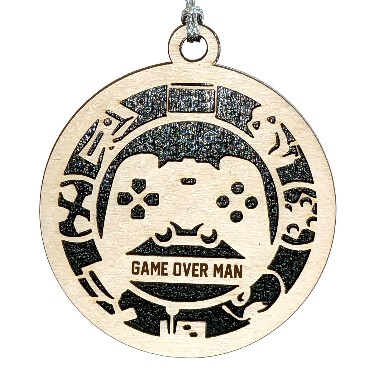 Handmade 3" Custom Gamer Gear Ornament