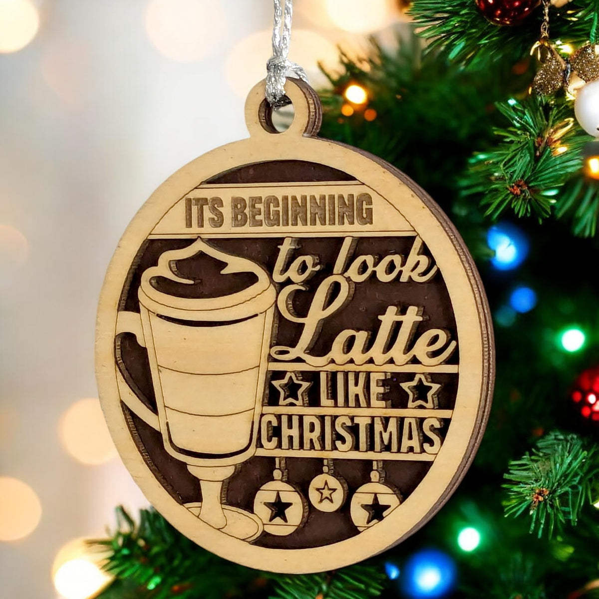 It's Beginning to Look a Latte Ornament, 3in