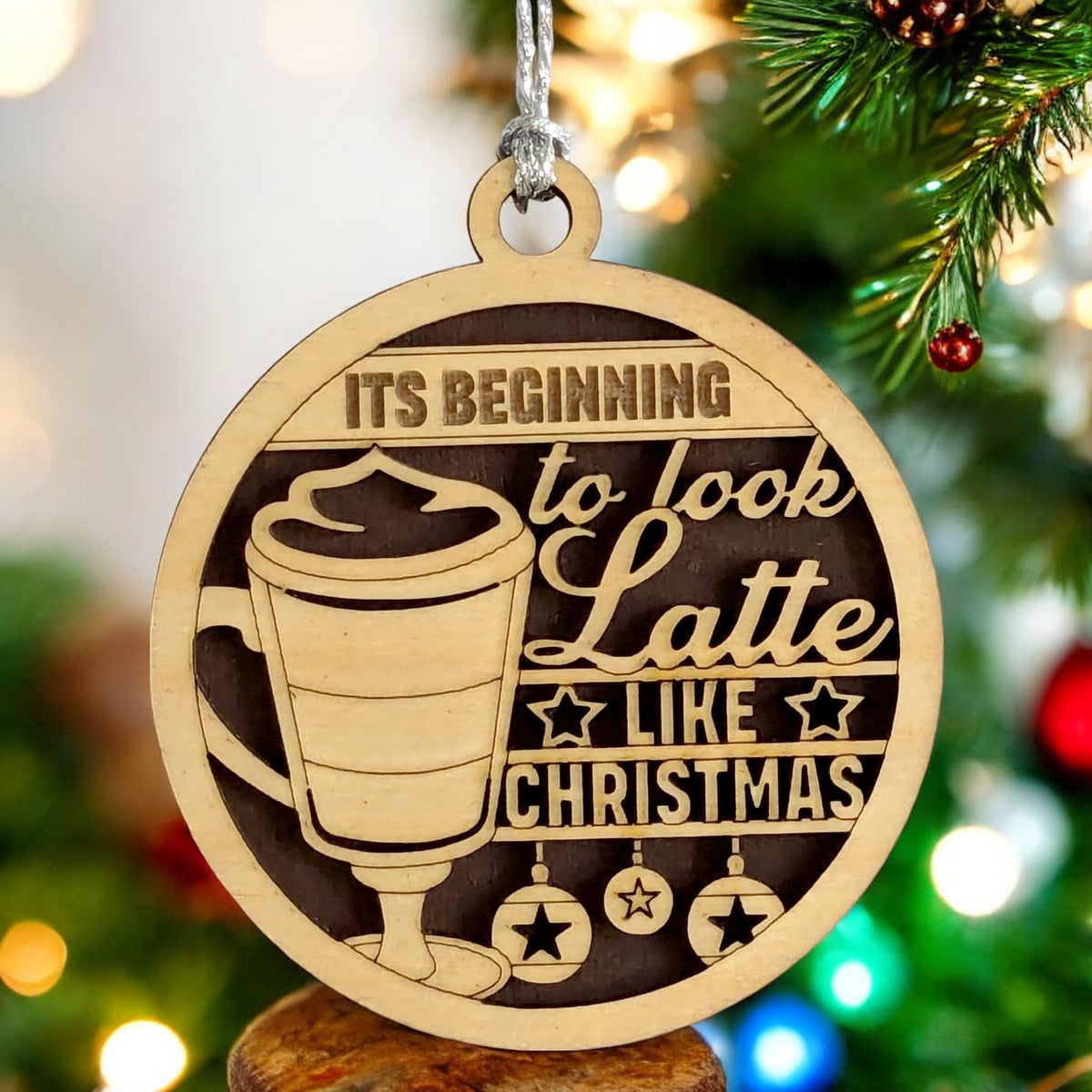 It's Beginning to Look a Latte Ornament, 3in