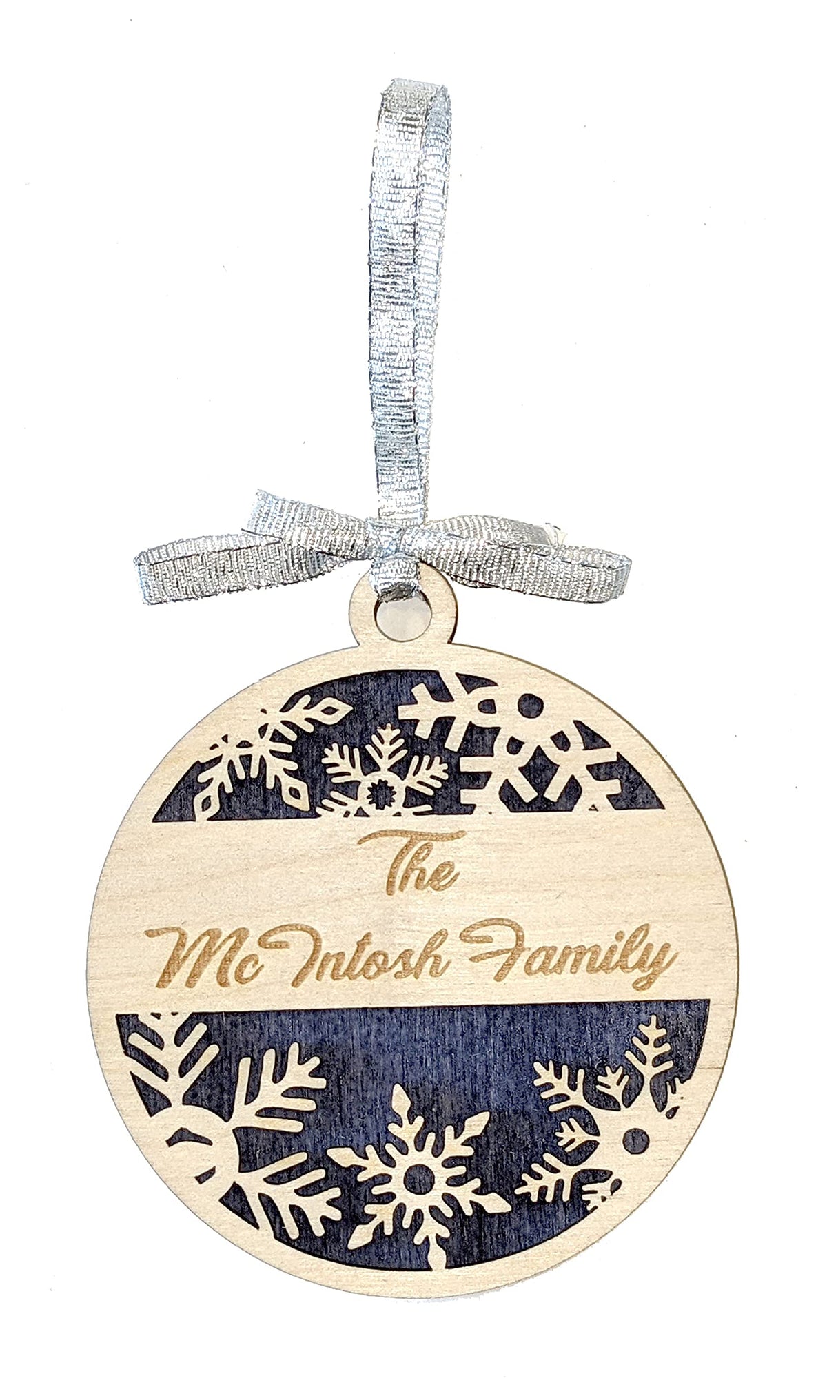 3" Snowflake Ornament - Custom Text