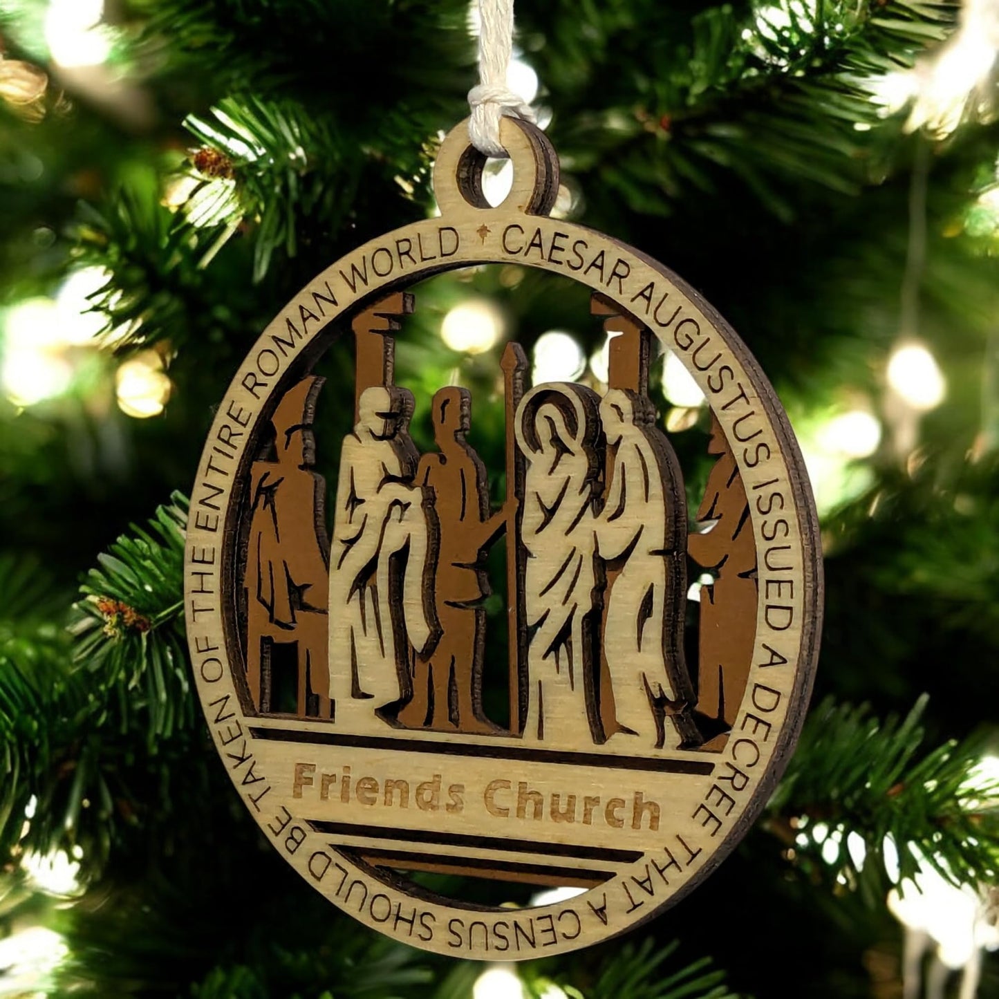 3.5" Caesar's Decree Personalized Ornament