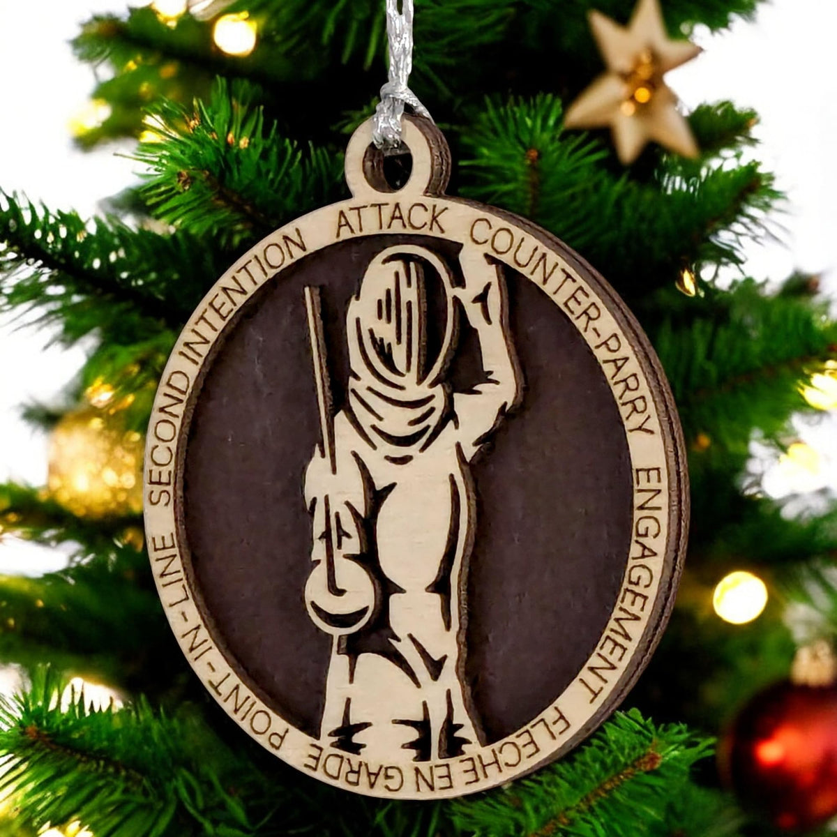 3" Male Fencing Ornament
