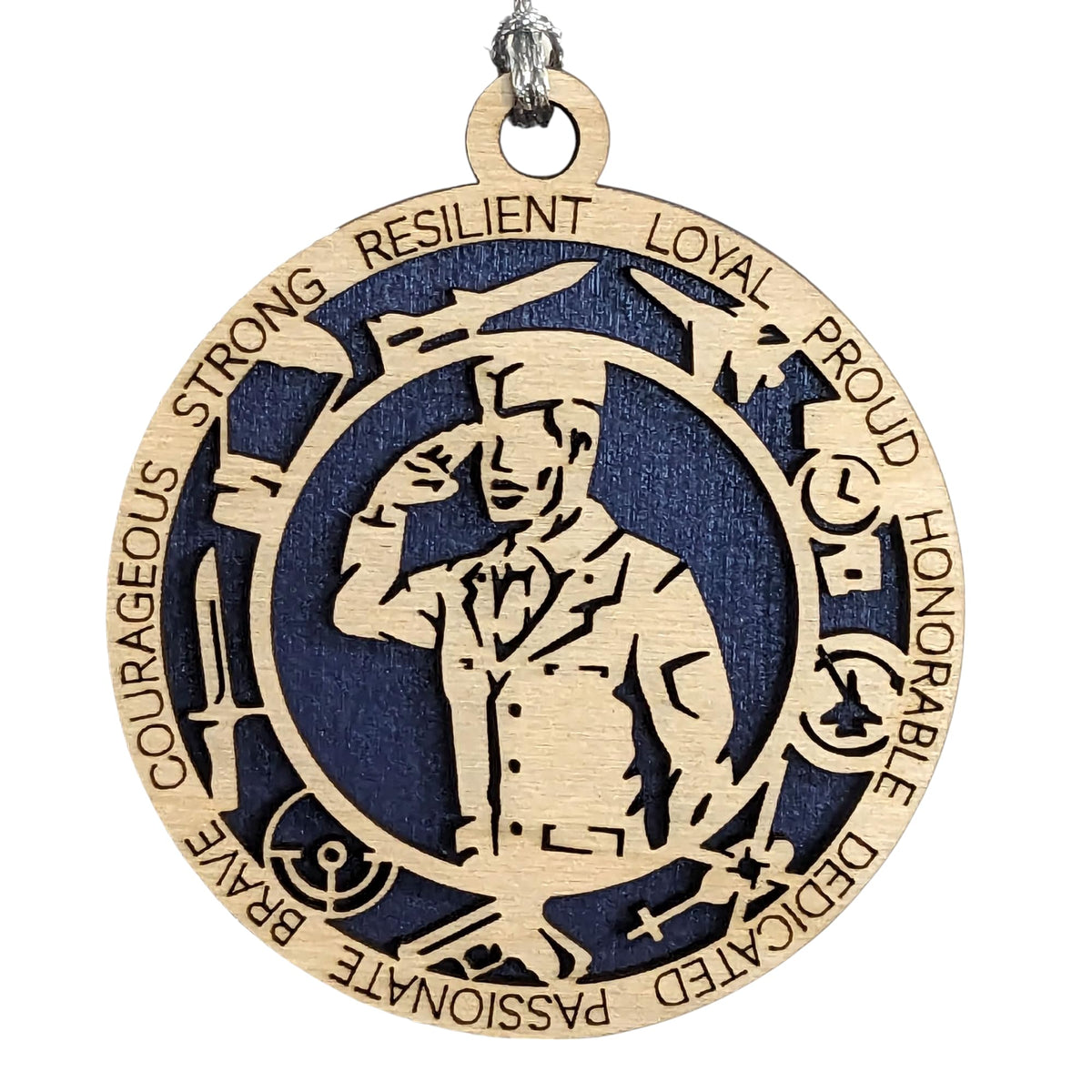 3" Male Airman Icons, Dress Uniform
