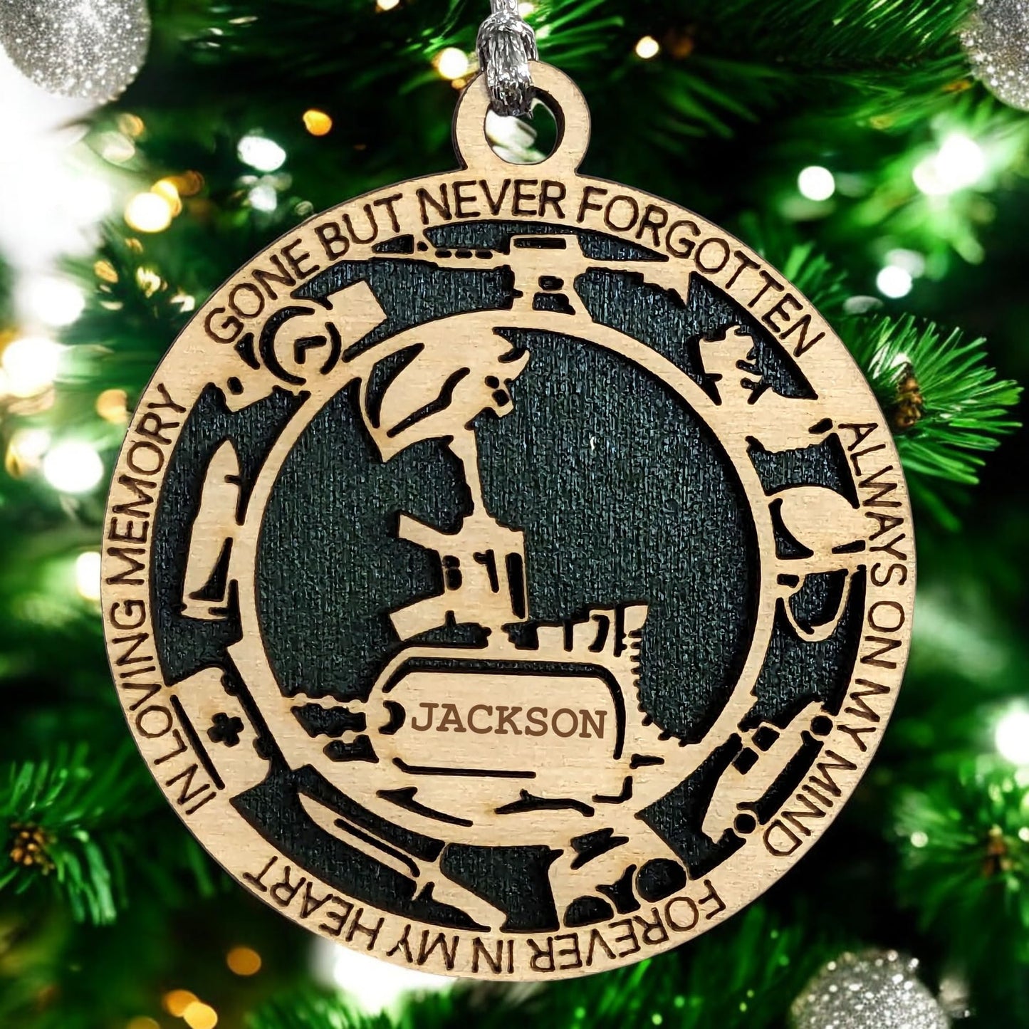3" Army Battlefield Cross Ornament, Icons, Tag