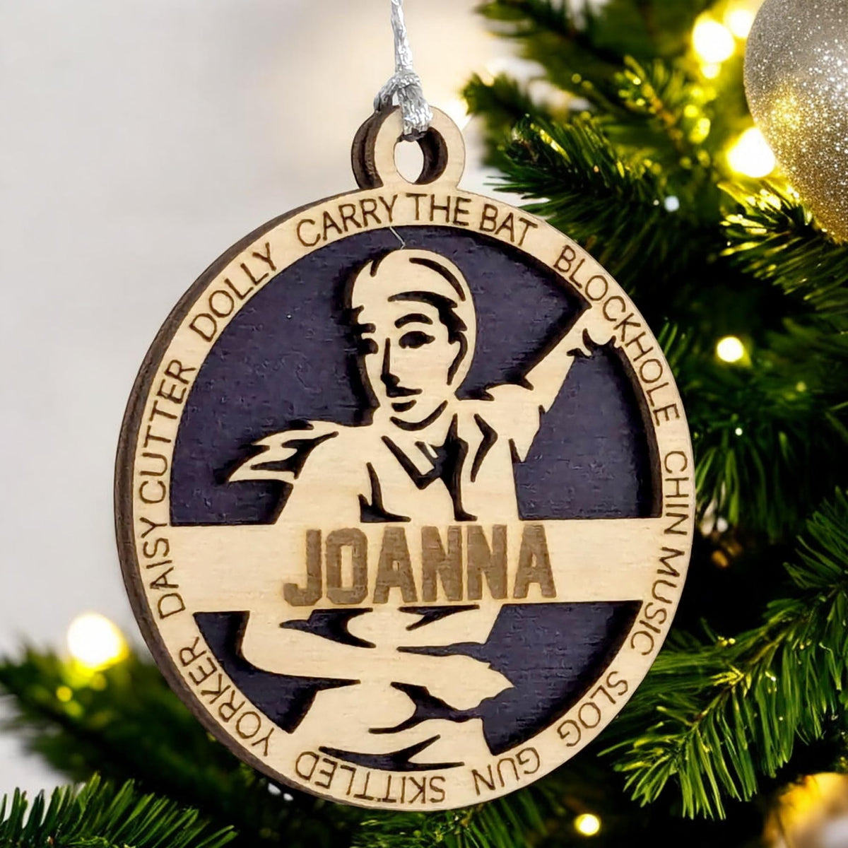3" Personalized Cricket Bowler Ornament