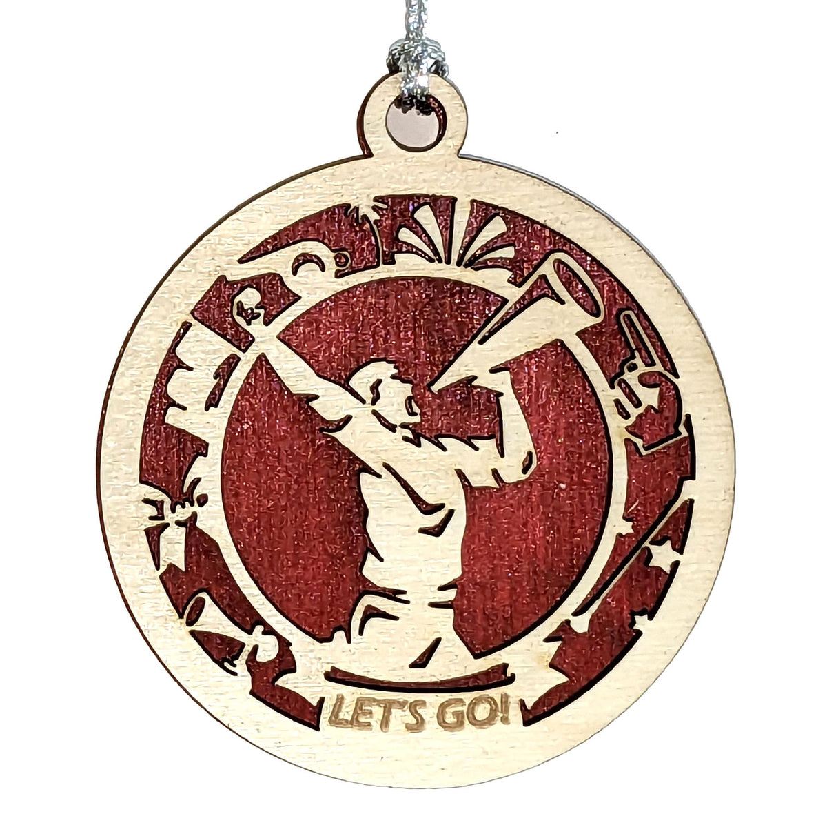 3" Cheerleader Gear Ornament