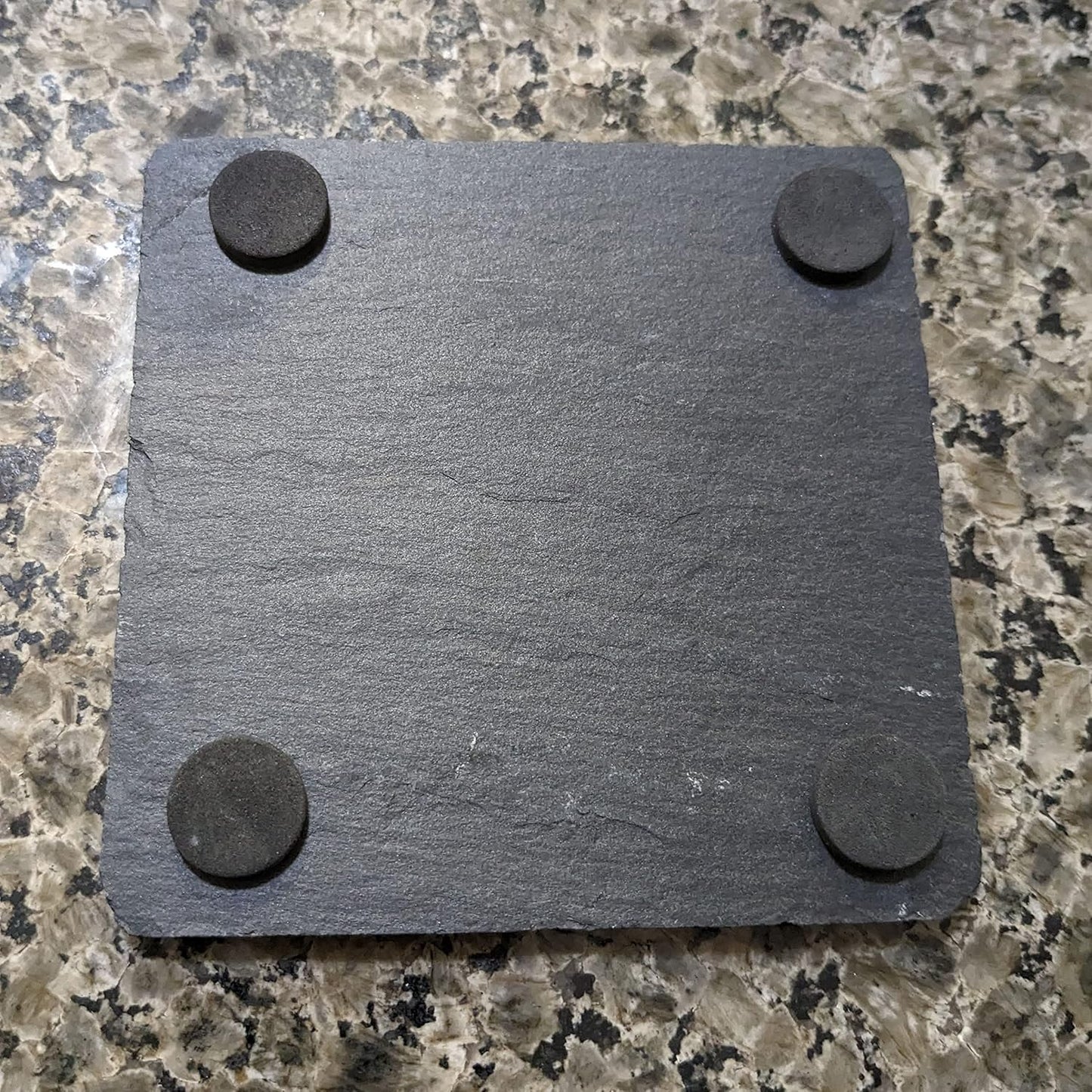Vintage VW Bus Coasters - Laser-Etched Slate Drink Mats for Retro Vibe Home Decor