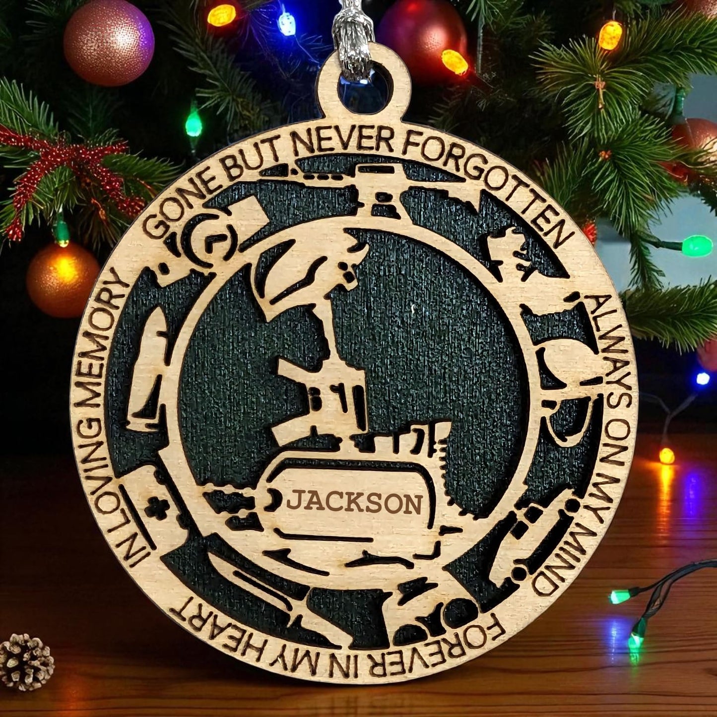 3" Army Battlefield Cross Ornament, Icons, Tag