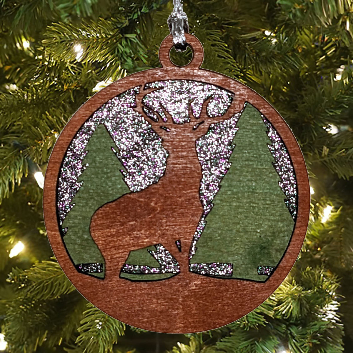 3" Deer Christmas Ornament