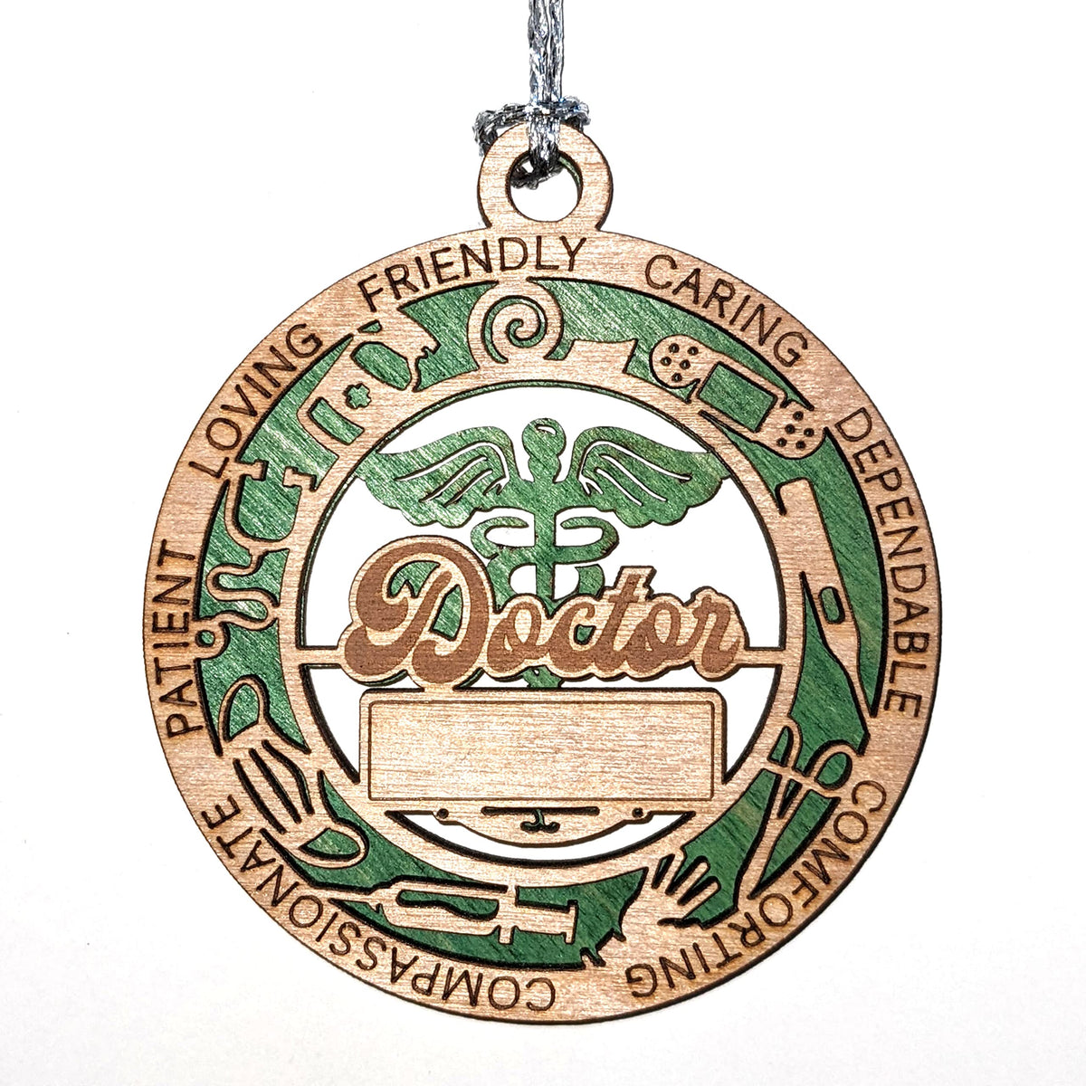 3" Doctor Caduceus Ornament