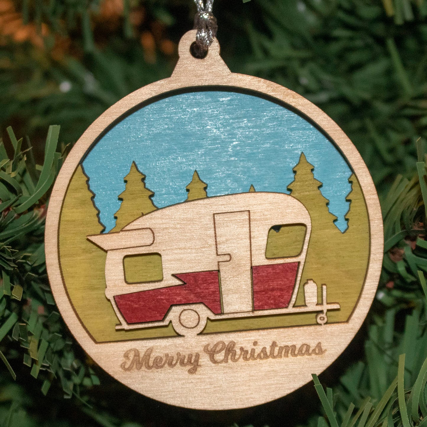3" Retro Camper Christmas Ornament