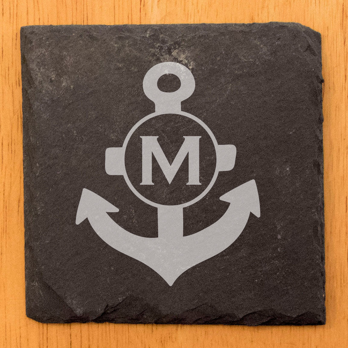 Initial Inspiration: Personalized Anchor Coasters for Any Drink
