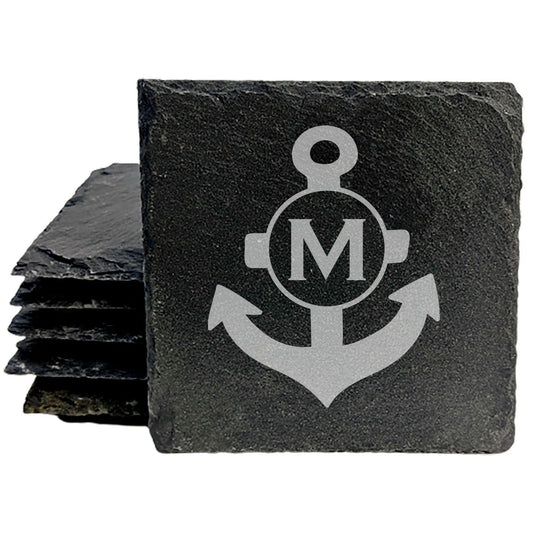Initial Inspiration: Personalized Anchor Coasters for Any Drink