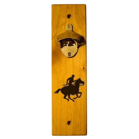 Cowboy Wall Mount Bottle Opener