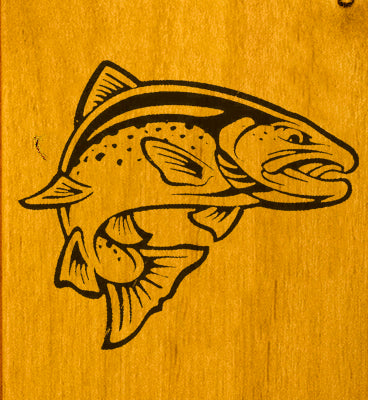 Salmon Wall Mount Bottle Opener