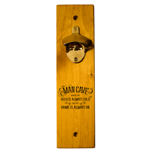 Man Cave Wall Mount Bottle Opener