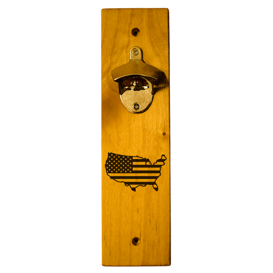 USA/Flag Wall Mount Bottle Opener