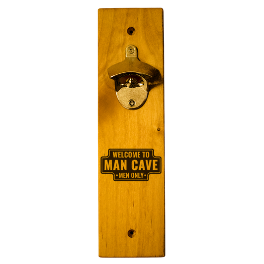 Welcome to the Man Cave Wall Mount Bottle Opener