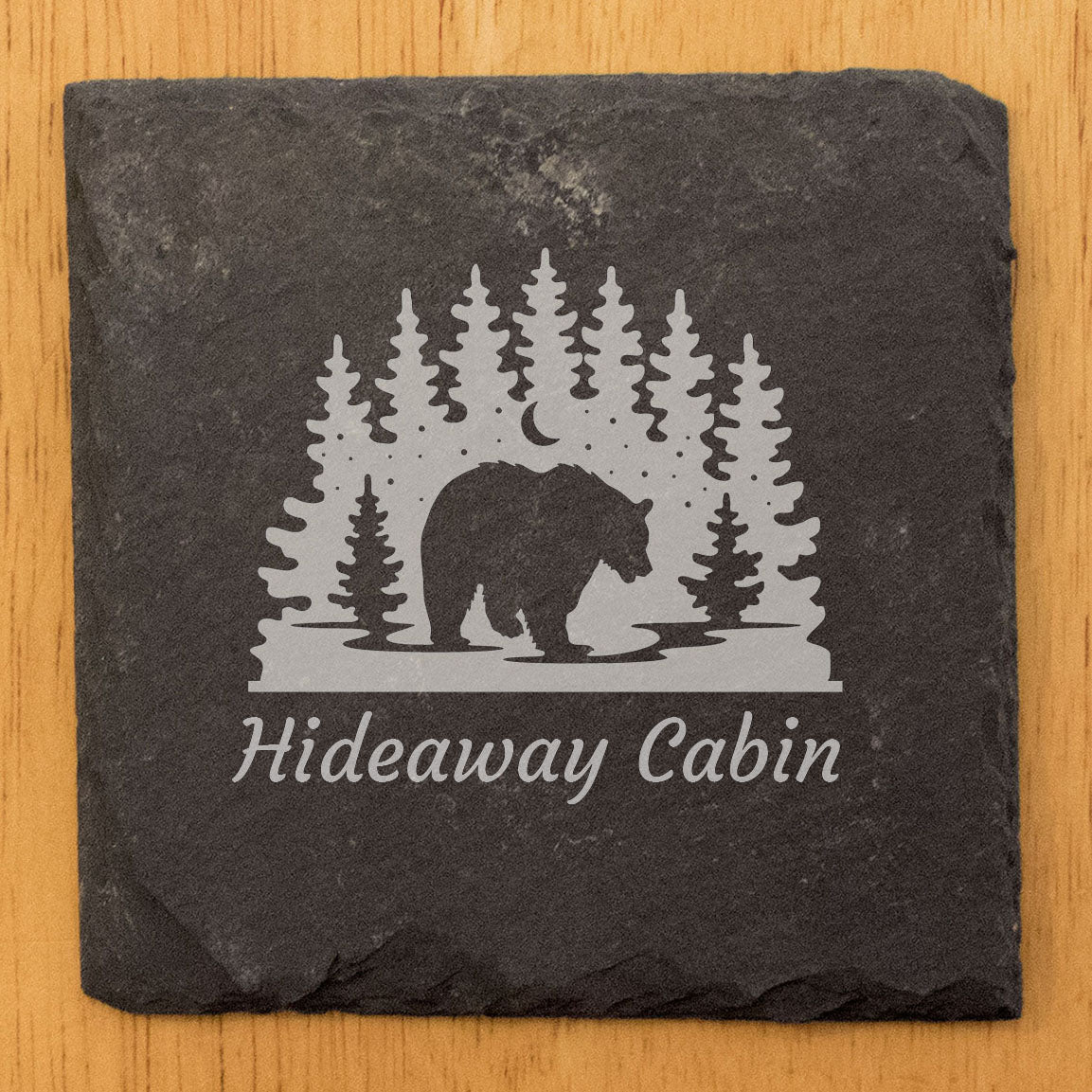 Personalized Bear Coasters
