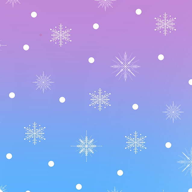 Blue/Purple Snowflakes