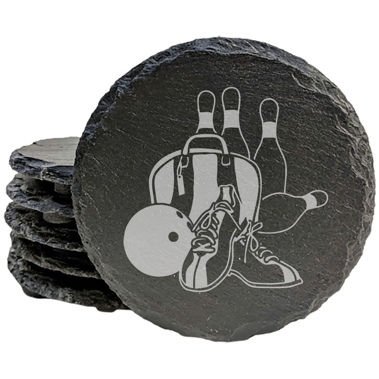 Score a Strike with Your Decor: Conversation-Starting Laser-Etched Bowling Coasters