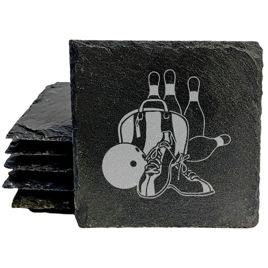 Score a Strike with Your Decor: Conversation-Starting Laser-Etched Bowling Coasters
