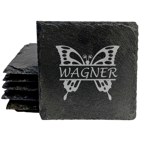 Show Your Wings: Monogrammed Butterfly Coasters for Butterfly Lovers