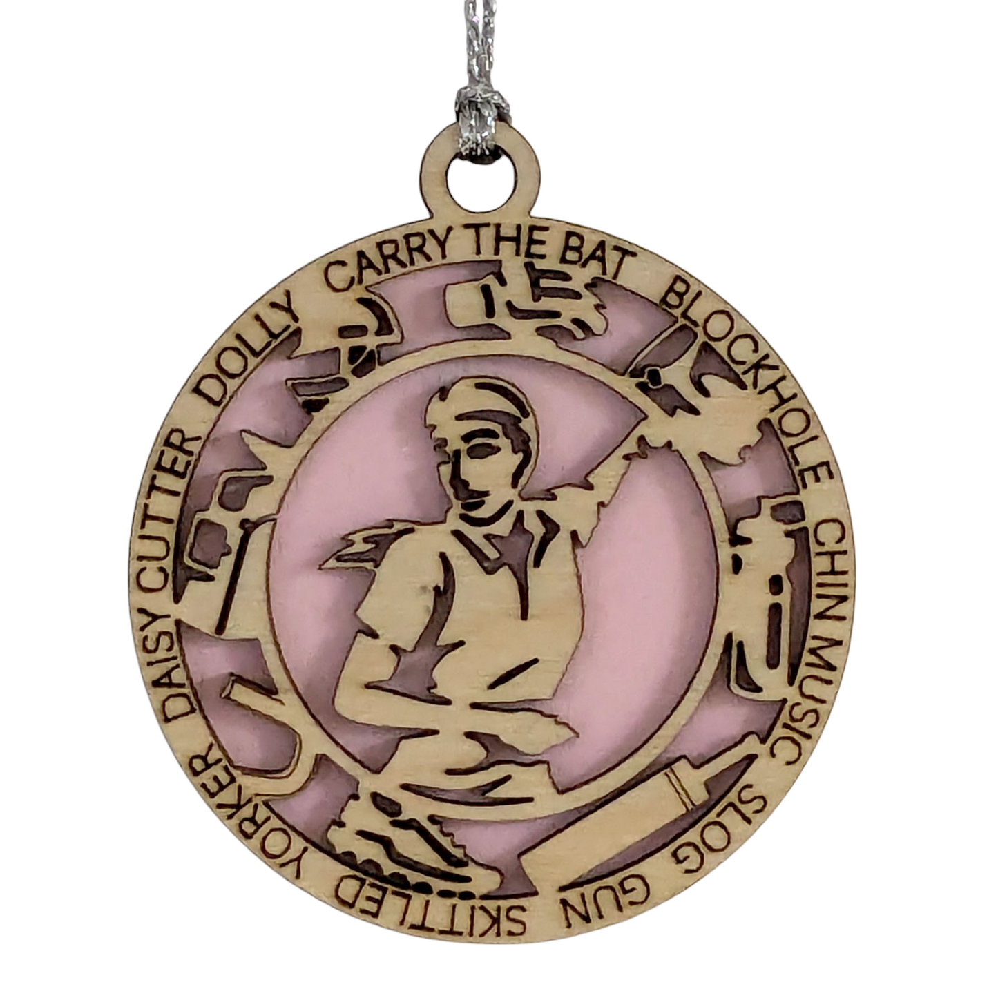 3" Personalized Handcrafted Wooden Female Cricket Christmas Ornament - Customizable Cricket Sport Theme Holiday Decoration - Perfect Gift for Cricket Enthusiasts and Female Athletes