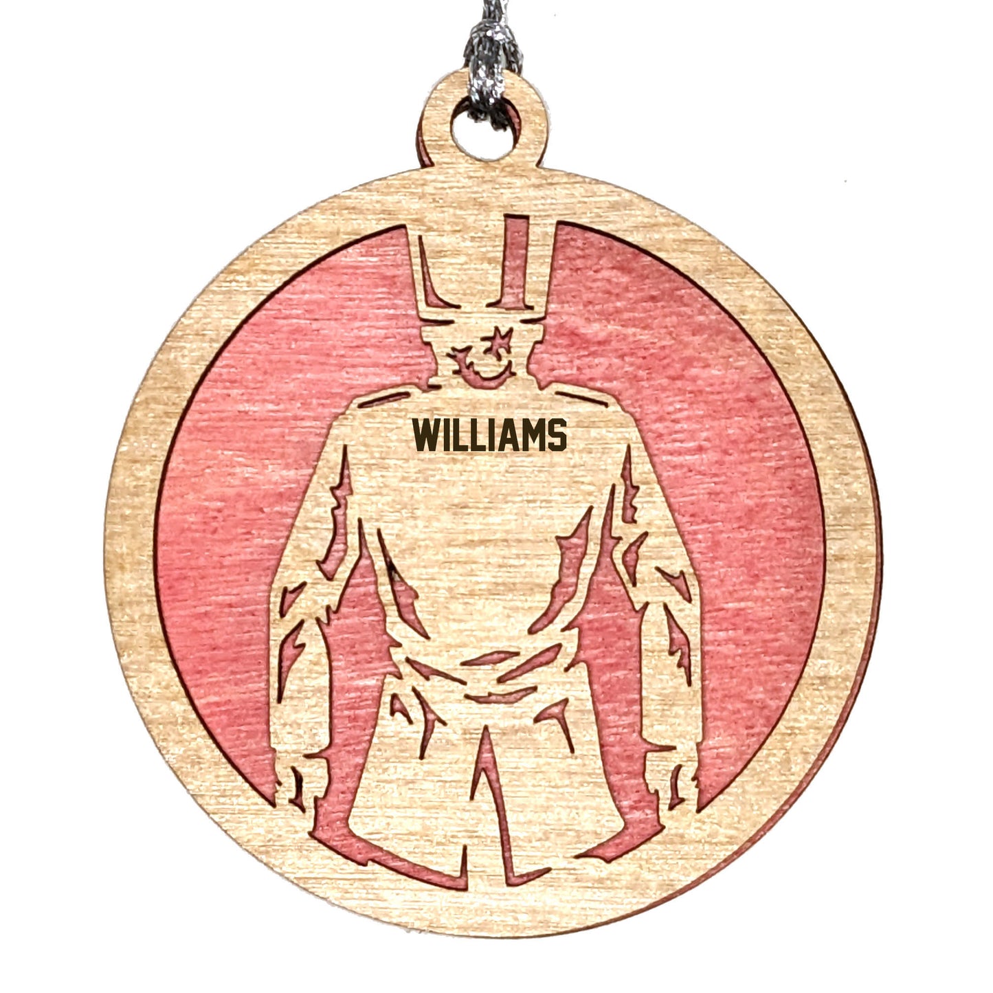 Female Marching Band laser cut personalized wood ornament
