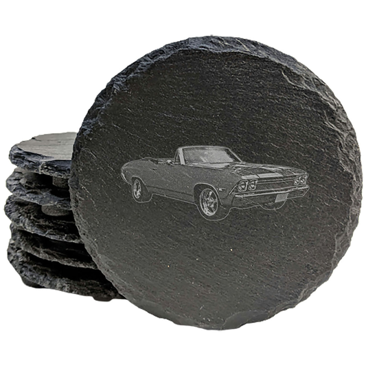 Powerhouse on a Coaster: 1968 Chevy 396 Coasters for Muscle Car Fans