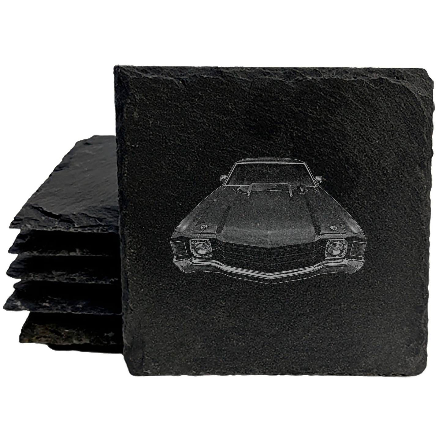 70s Style, Modern Function: 1972 Chevelle Coasters for Car Fans